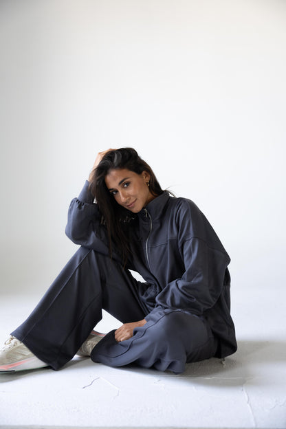 Oysho Summer Set in Dark Grey