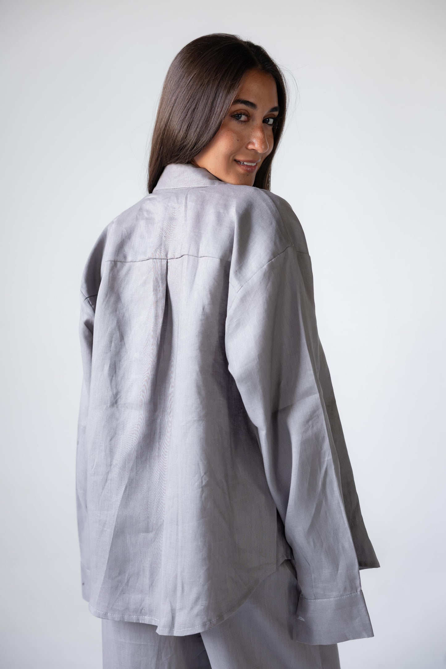 Grey Linen Set