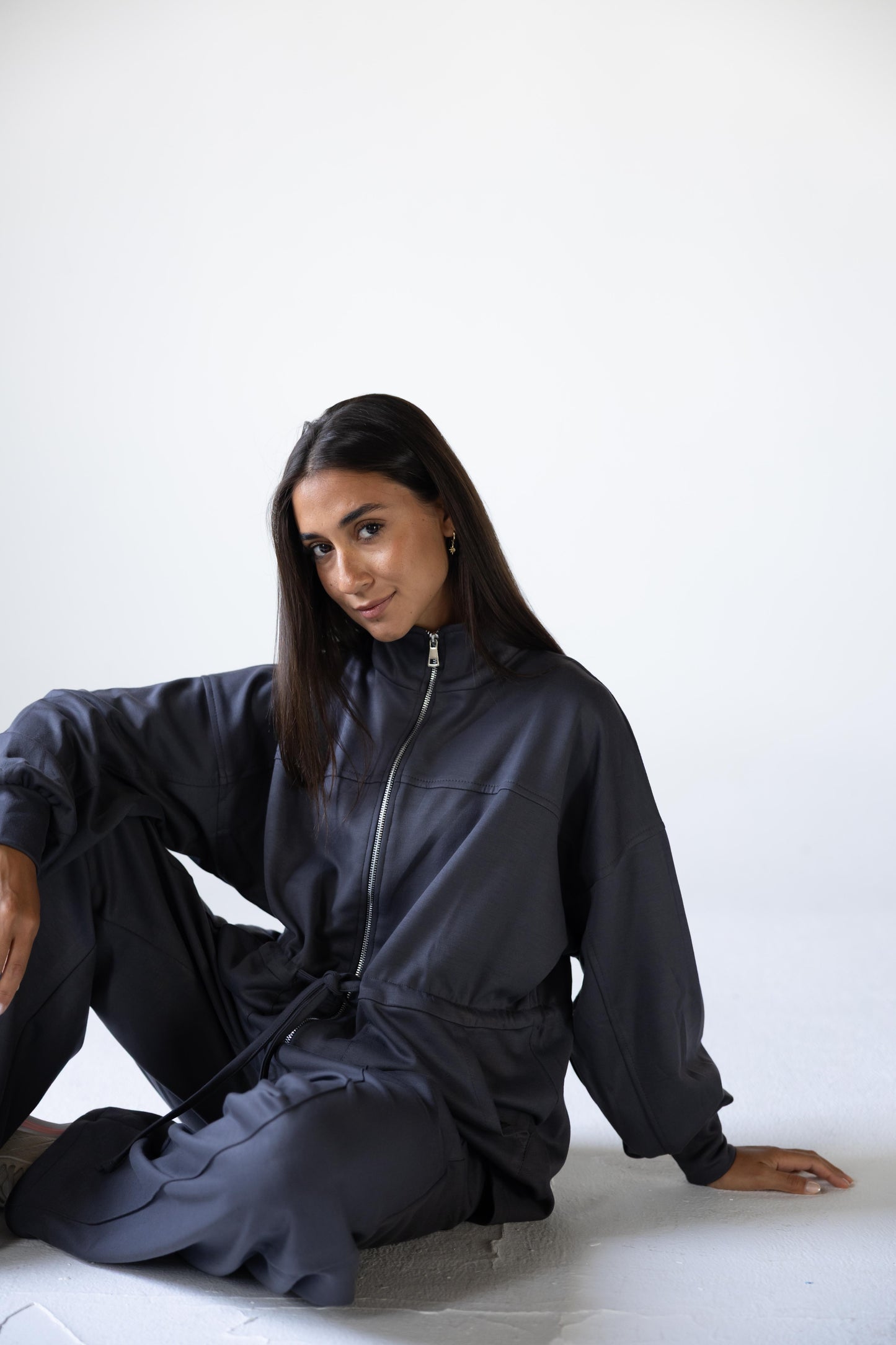Oysho Summer Set in Dark Grey