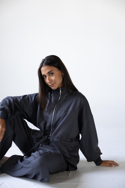 Oysho Summer Set in Dark Grey