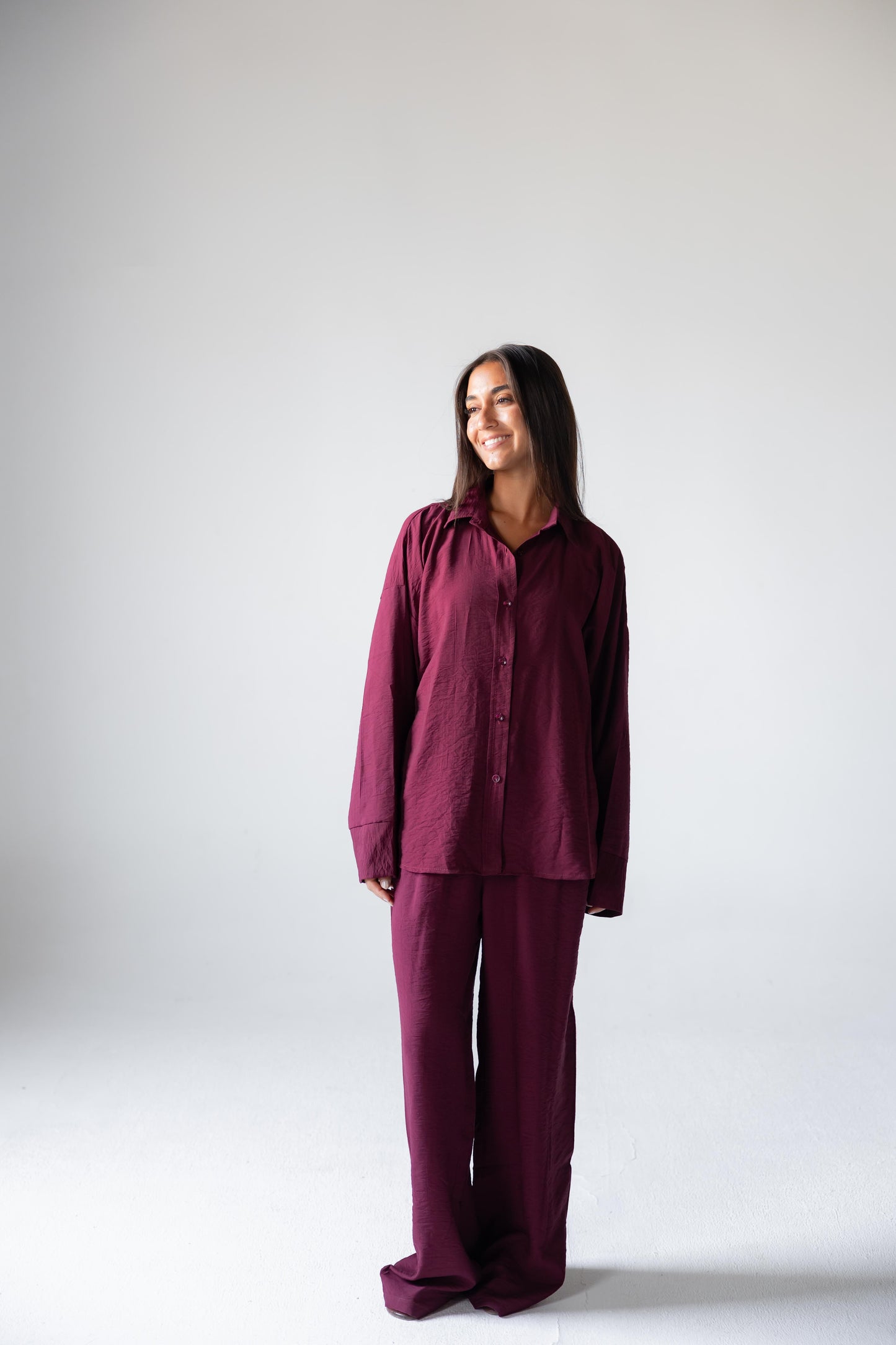 Breezy Set – Burgundy
