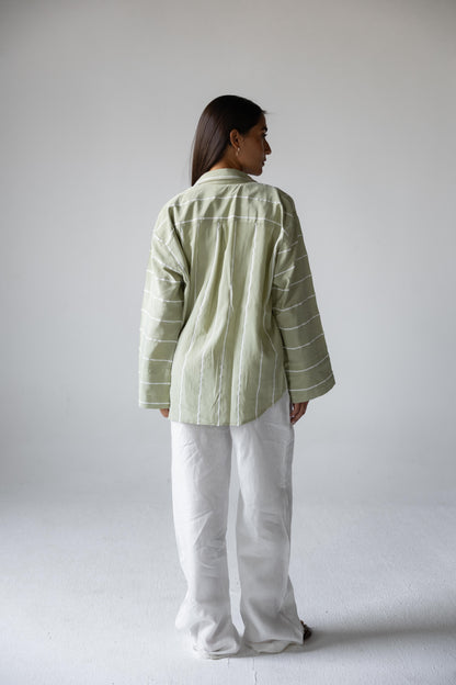 Matcha Stripe Shirt