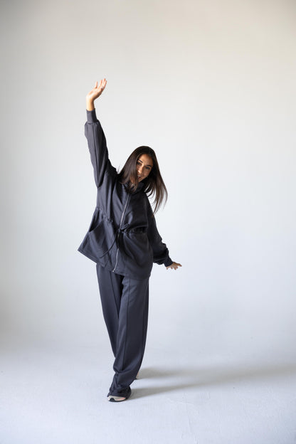 Oysho Summer Set in Dark Grey