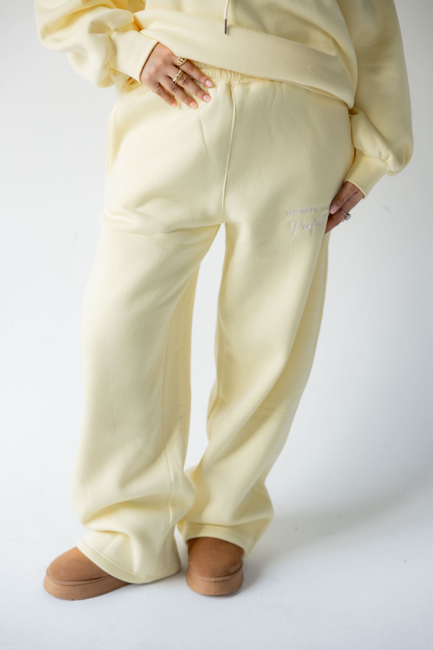 Butter Yellow Hoodie Set