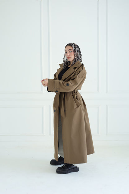 Trench coat in Mocha